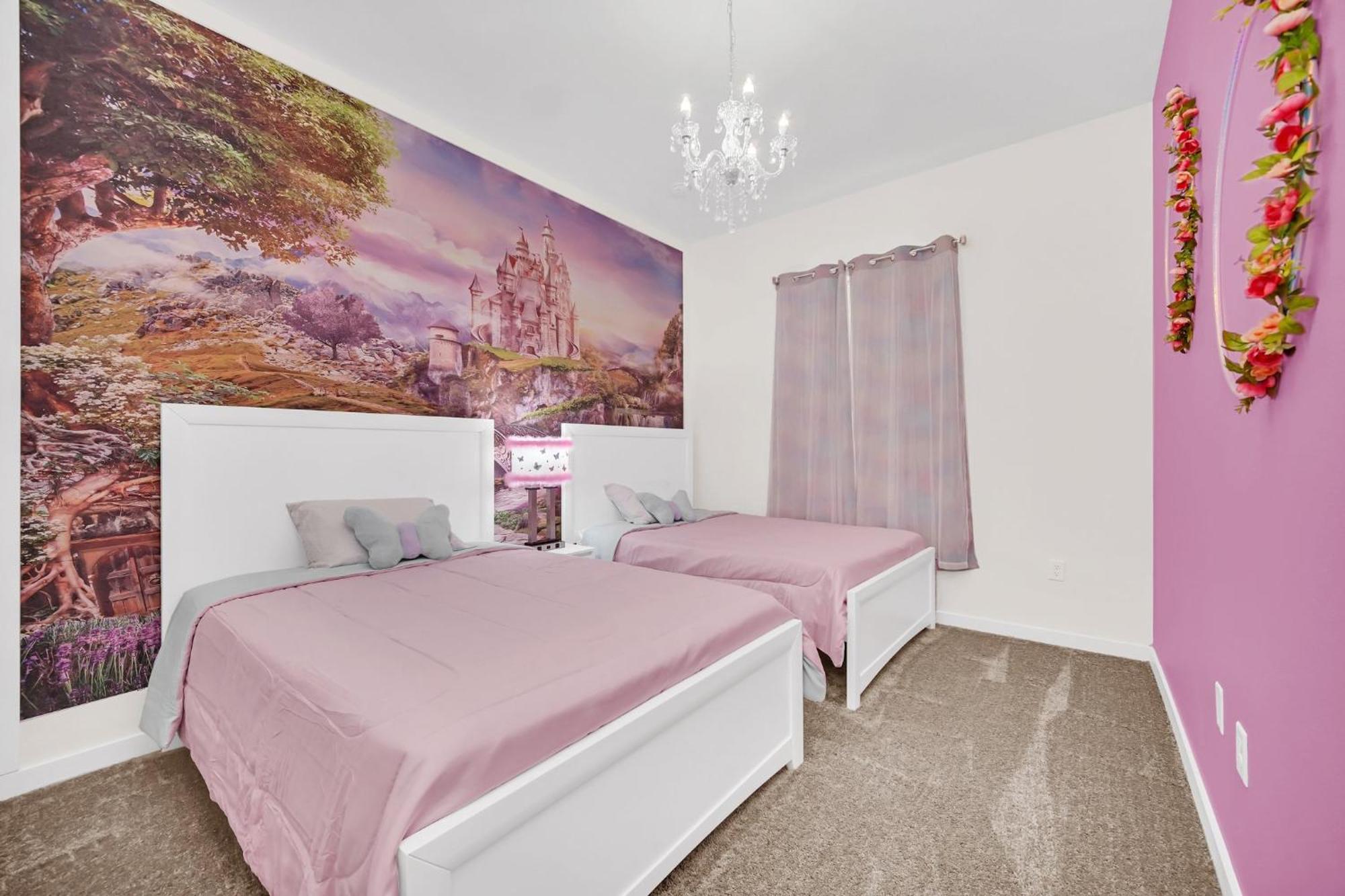 New Spacious And Themed 5 Bedroom Home Minutes From Disney And Waterparks! オーランド エクステリア 写真